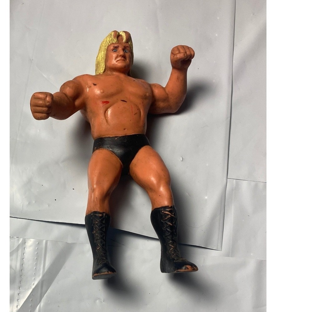 Vintage 1985 LJN WWF Greg "The Hammer" Valentine 8" Rubber Wrestling Figure